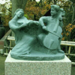 2000年　岡山市T氏邸 庭園 石像